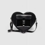 Borsa Dr. Martens Hearts Leather Heart Kiev+Patent Lamper+Smooth Nero - Foto 1