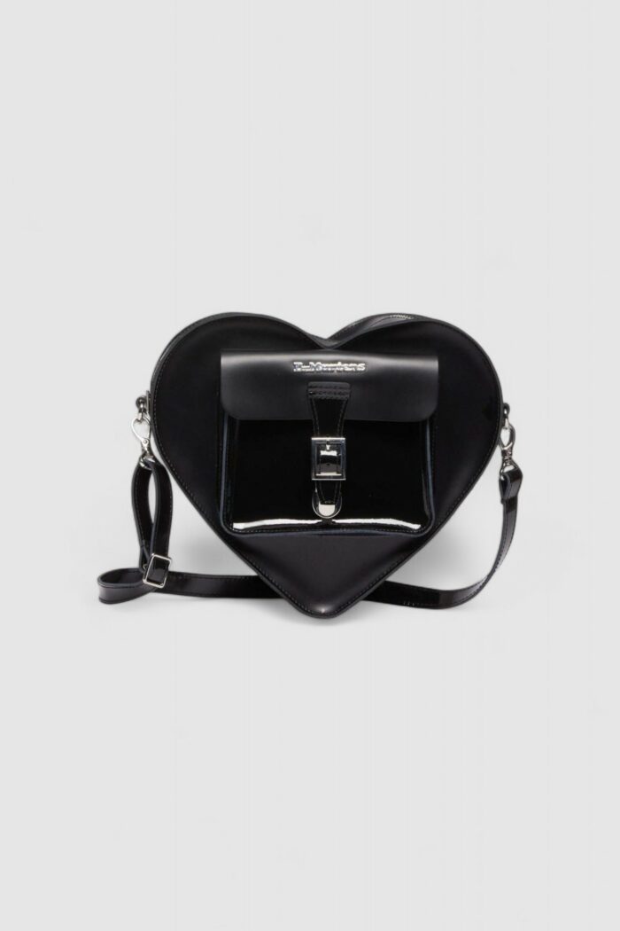 Borsa Dr. Martens Hearts Leather Heart Kiev+Patent Lamper+Smooth Nero