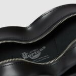 Borsa Dr. Martens Hearts Leather Heart Kiev+Patent Lamper+Smooth Nero - Foto 3