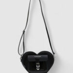 Borsa Dr. Martens Hearts Leather Heart Kiev+Patent Lamper+Smooth Nero - Foto 5