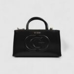 Borsa Guess ECO MIETTA SML SOCIETY SATCHEL Nero - Foto 1