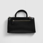 Borsa Guess ECO MIETTA SML SOCIETY SATCHEL Nero - Foto 4