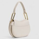 Borsa Coccinelle GRAINED LEATHER Bianco - Foto 4