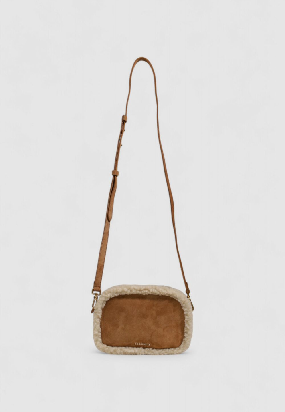 Borsa Coccinelle TEBE ECO SHEARLING Cuoio - Foto 1