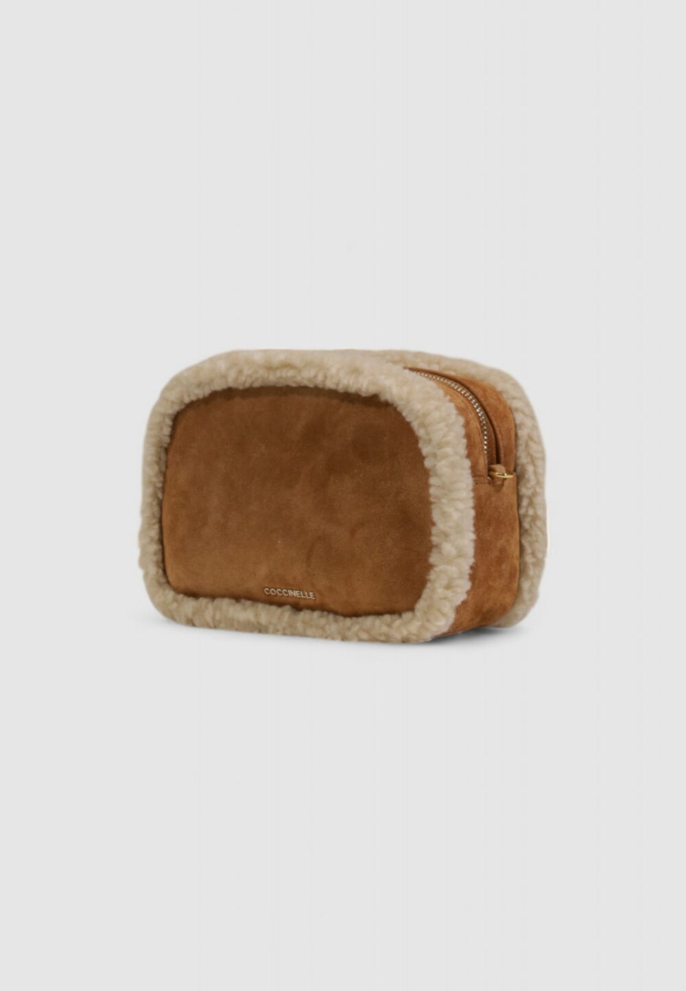 Borsa Coccinelle TEBE ECO SHEARLING Cuoio - Foto 3