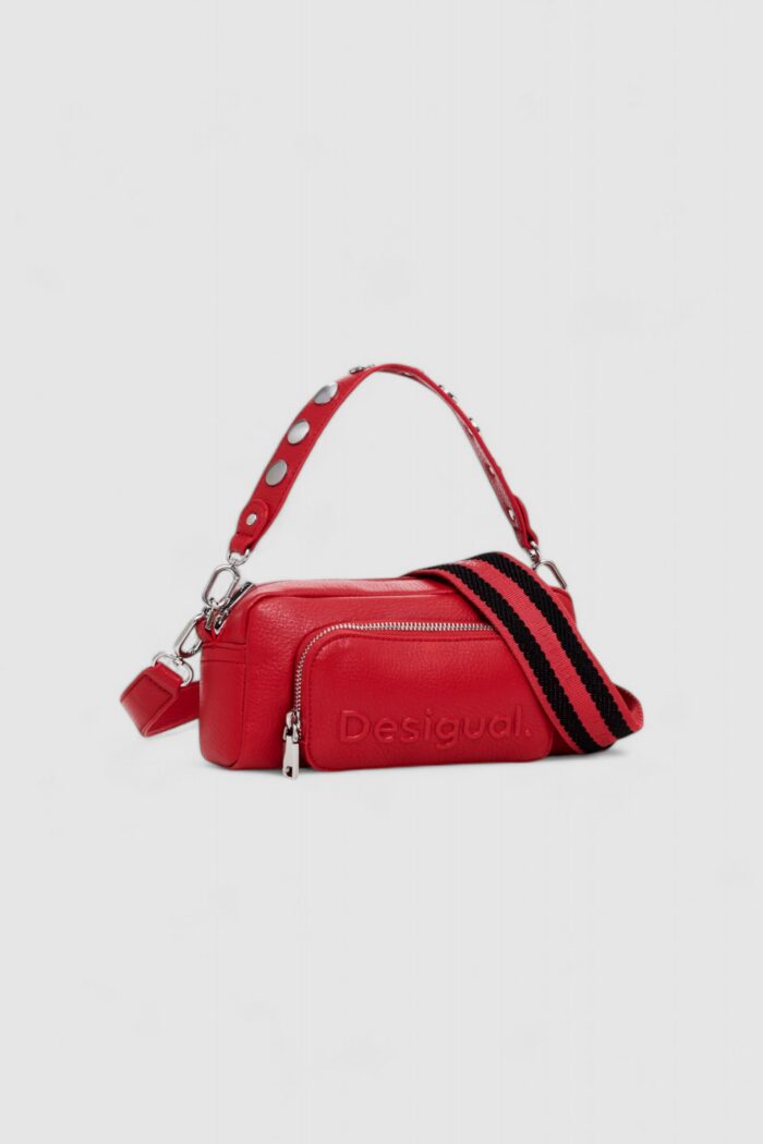 Borsa Desigual BAG_HALF LOGO FW24 PRADE Rosso