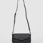 Borsa Guess ECO BRENTON FLAP SHOULDER Grigio - Foto 5