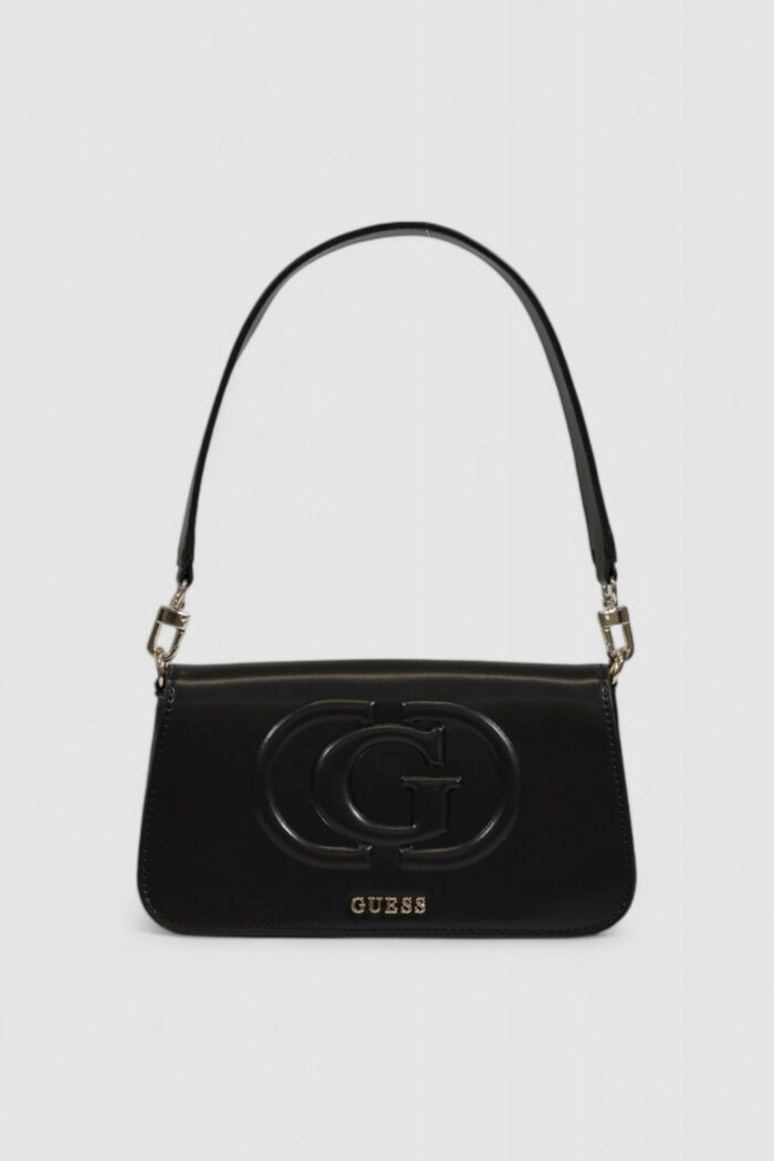 Borsa Guess ECO MIETTA FLAP SHOULDER Nero