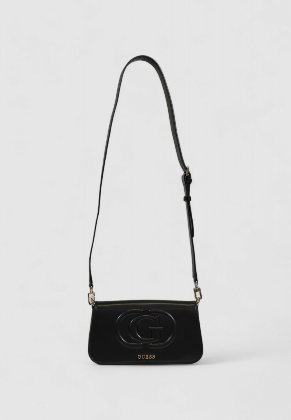 Borsa Guess ECO MIETTA FLAP SHOULDER Nero - Foto 5