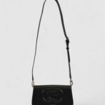 Borsa Guess ECO MIETTA FLAP SHOULDER Nero - Foto 5