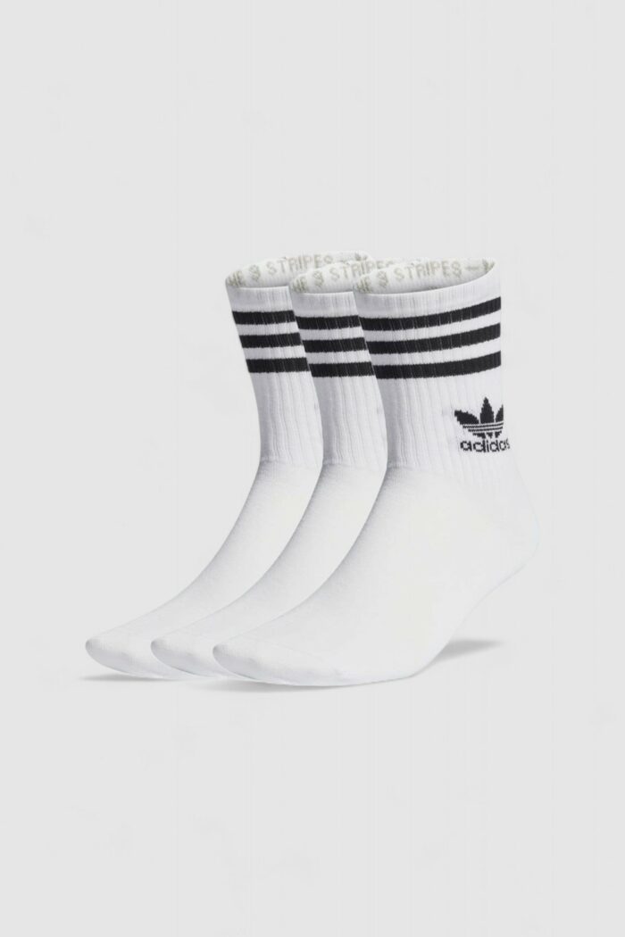 Calzini corti Adidas Originals CREW SOCK 3STR UNISEX Bianco