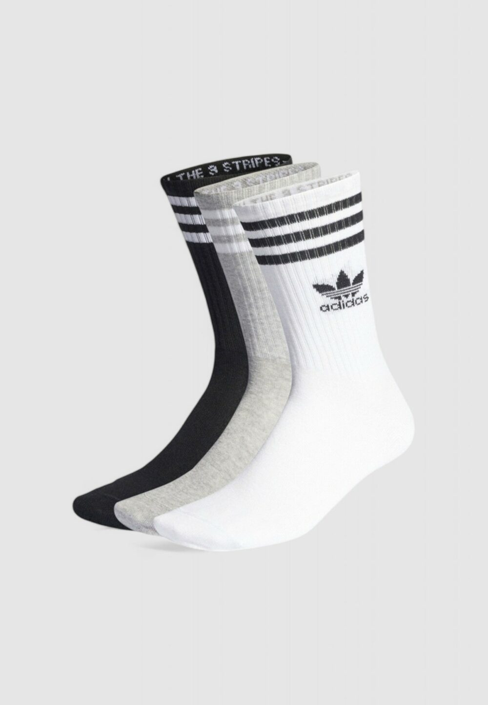 Calzini corti Adidas CREW SOCK 3STR UNISEX Bianco - Foto 1