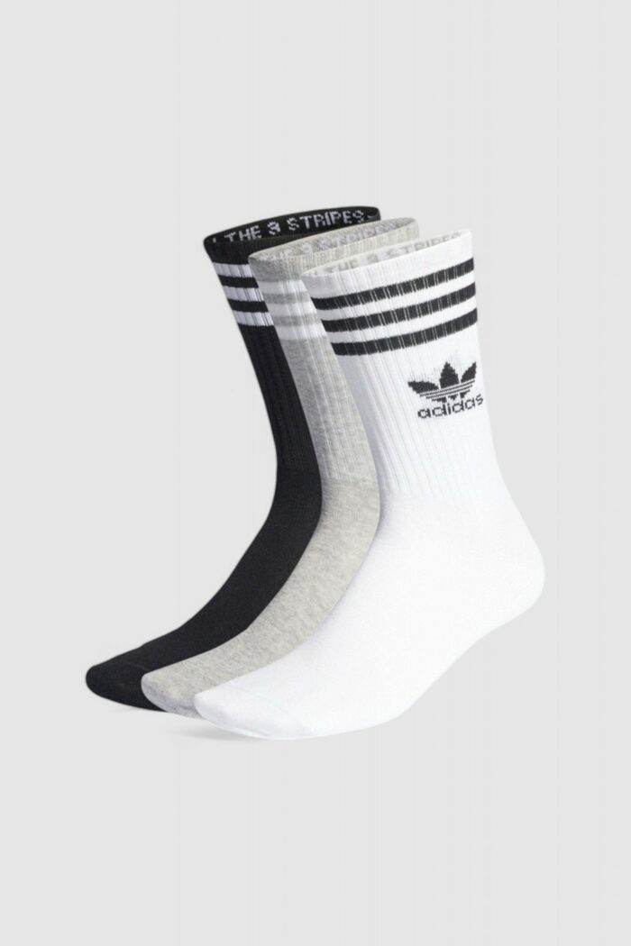 Calzini corti Adidas Originals CREW SOCK 3STR UNISEX Bianco