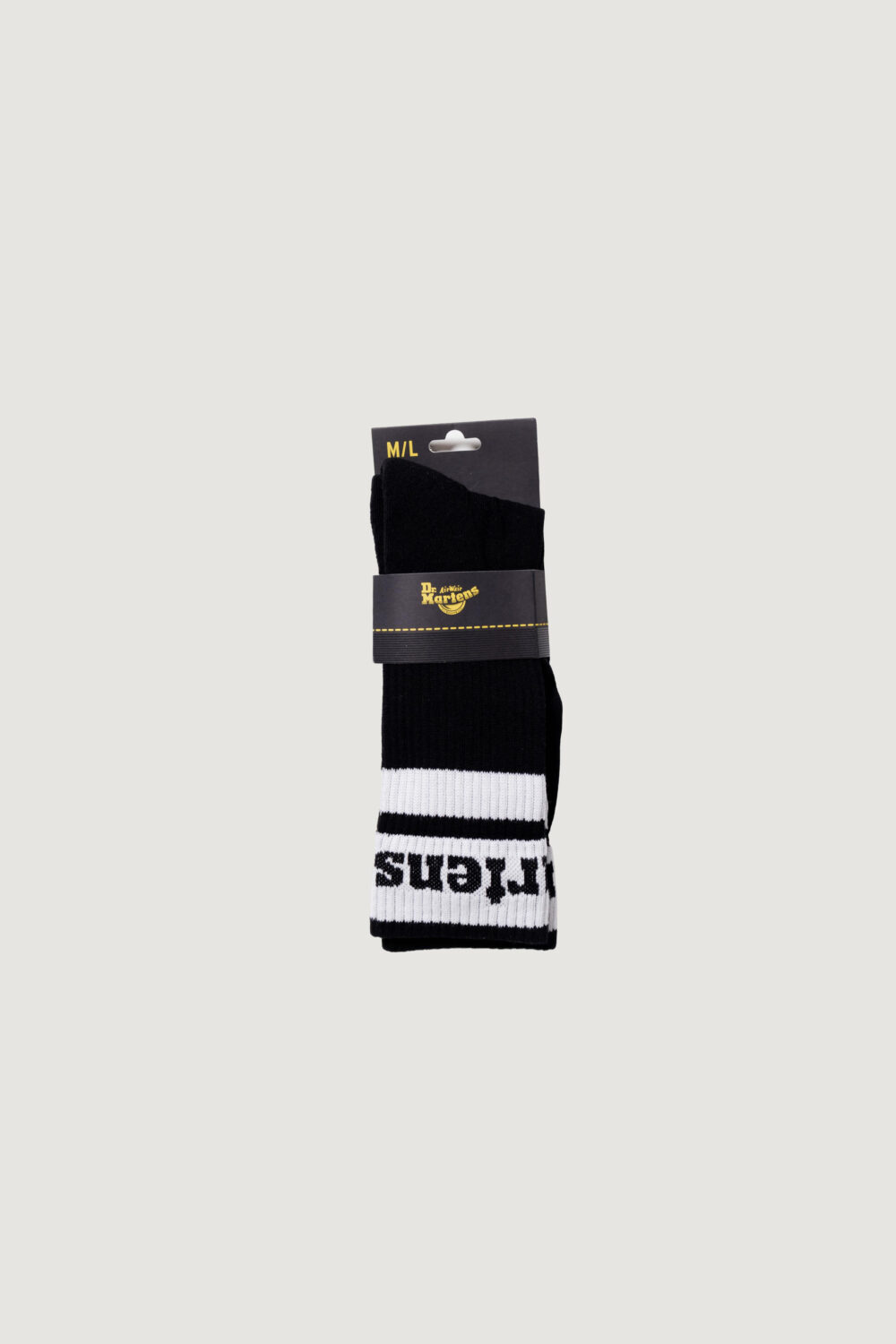 Calzini Lunghi Dr. Martens Athletic Logo Sock Organic Cotton Blend Nero - Foto 1