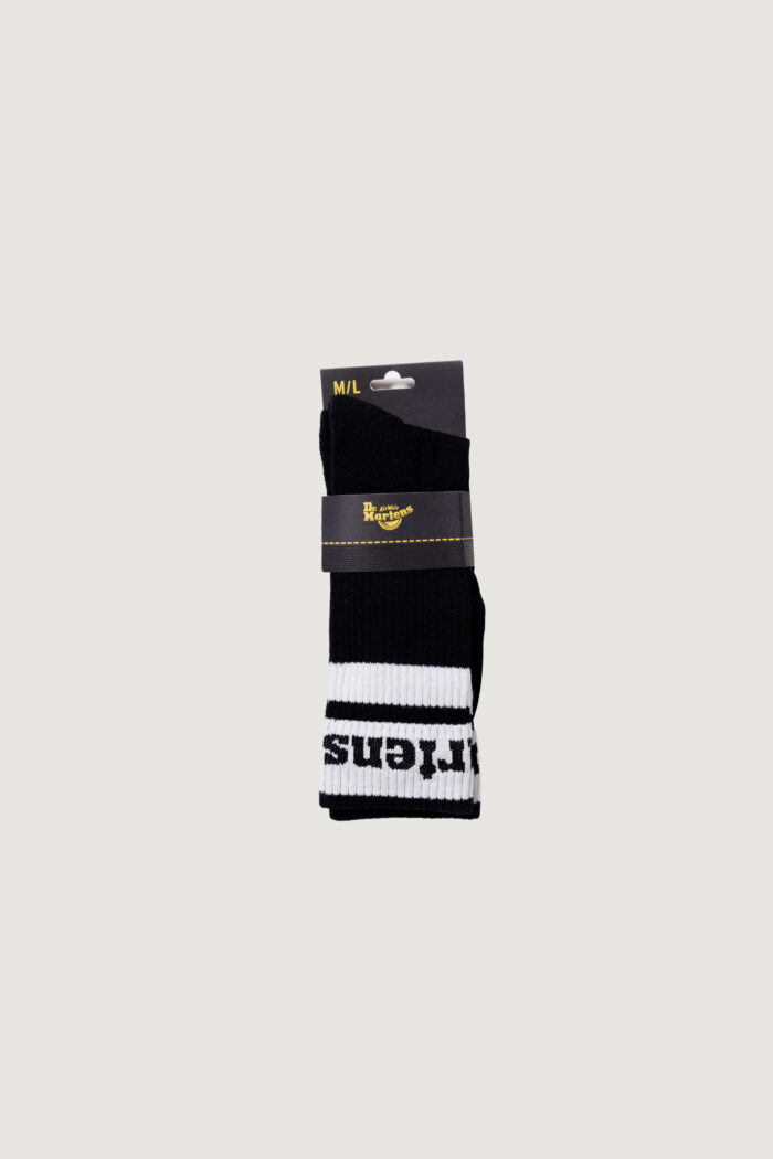 Calzini Lunghi Dr. Martens Athletic Logo Sock Organic Cotton Blend Nero