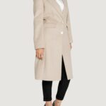 Cappotto Guess NANCY FIT FAUX FUR COLLAR Beige - Foto 2