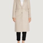 Cappotto Guess NANCY FIT FAUX FUR COLLAR Beige - Foto 5