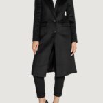 Cappotto Guess NANCY FIT FAUX FUR COLLAR Nero - Foto 1