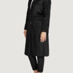 Cappotto Guess NANCY FIT FAUX FUR COLLAR Nero - Foto 2