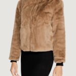 Cappotto Jacqueline de Yong Jdyesther Faux Fur Otw Qiq Marrone - Foto 4