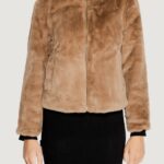 Cappotto Jacqueline de Yong Jdyesther Faux Fur Otw Qiq Marrone - Foto 5