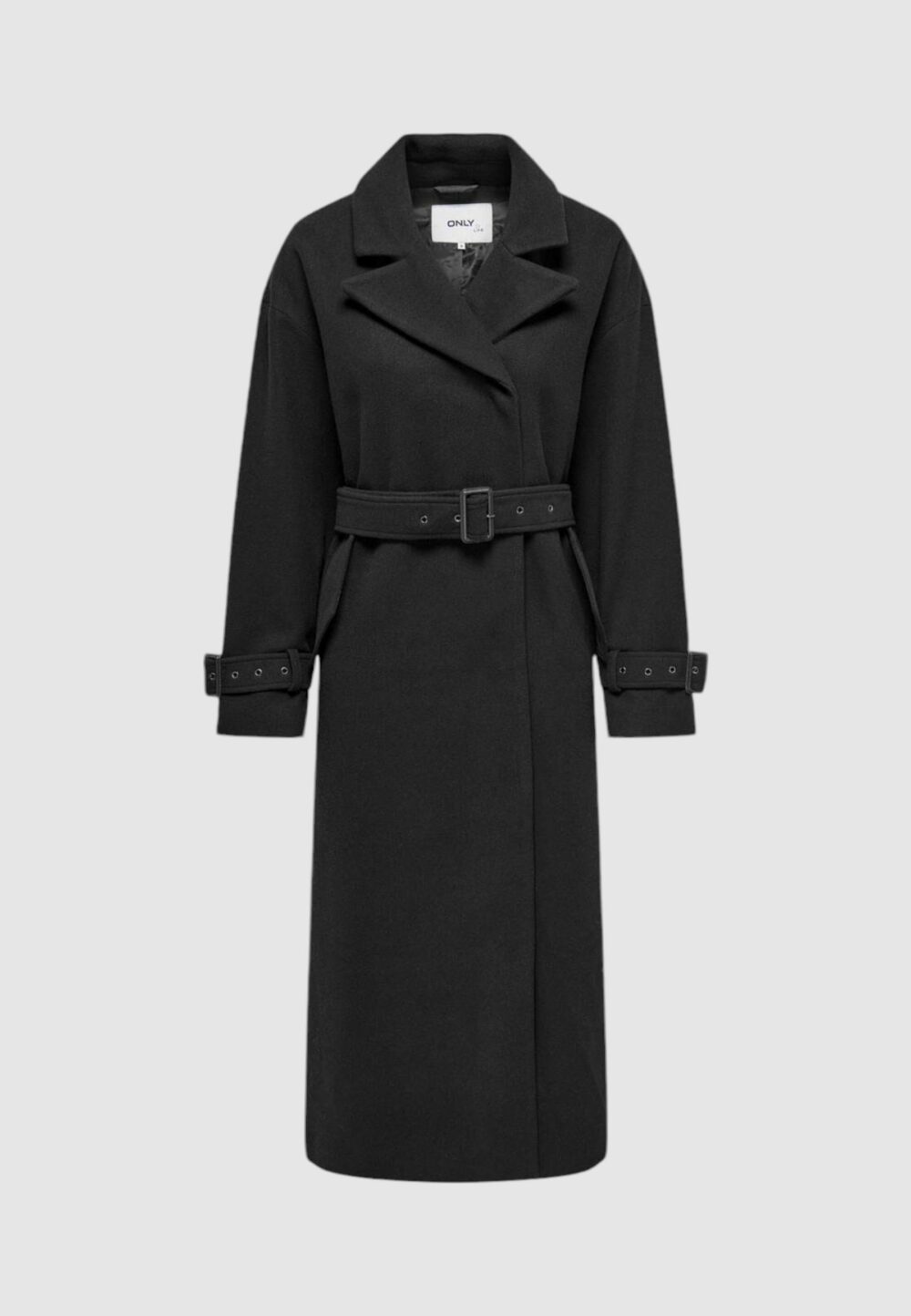 Cappotto Only ONLNANCY LIFE X-LONG TRENCH COAT OTW Nero - Foto 1