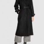 Cappotto Only ONLNANCY LIFE X-LONG TRENCH COAT OTW Nero - Foto 3