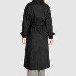 Cappotto Only ONLNANCY LIFE X-LONG TRENCH COAT OTW Nero - Foto 4