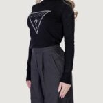 Dolcevita Guess PIPER TRIANGLE LOGO TN LS Nero - Foto 2