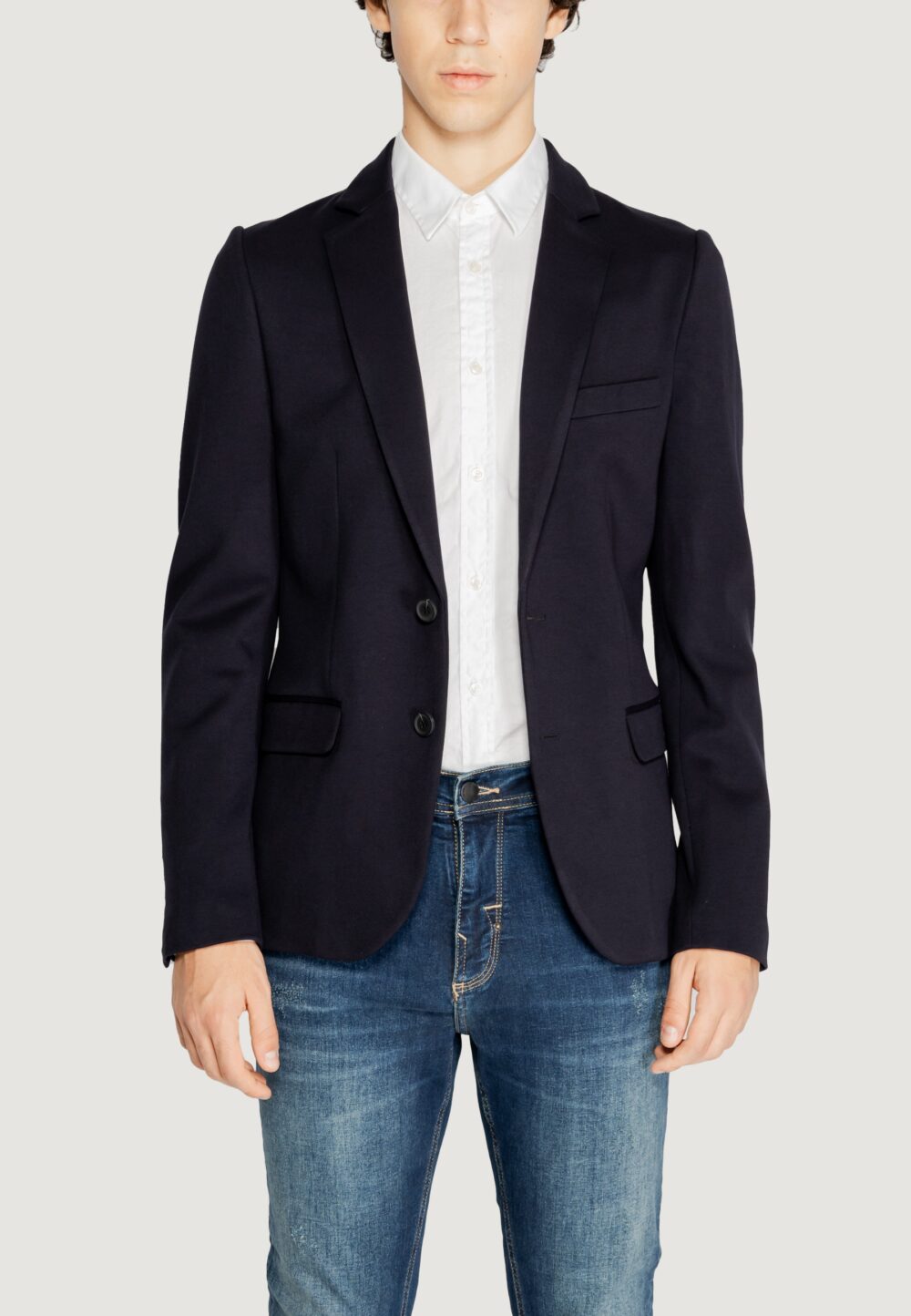 Giacca da completo Antony Morato ASHE SUPER STRETCH TWILL Blu - Foto 5