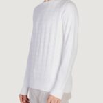 Maglia Antony Morato COTTON WOOL BLEND YARN WITH JACQUARD 3D Bianco - Foto 2