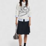 Maglione Desigual JERS_MONTPELLIER_LACROIX Bianco - Foto 4