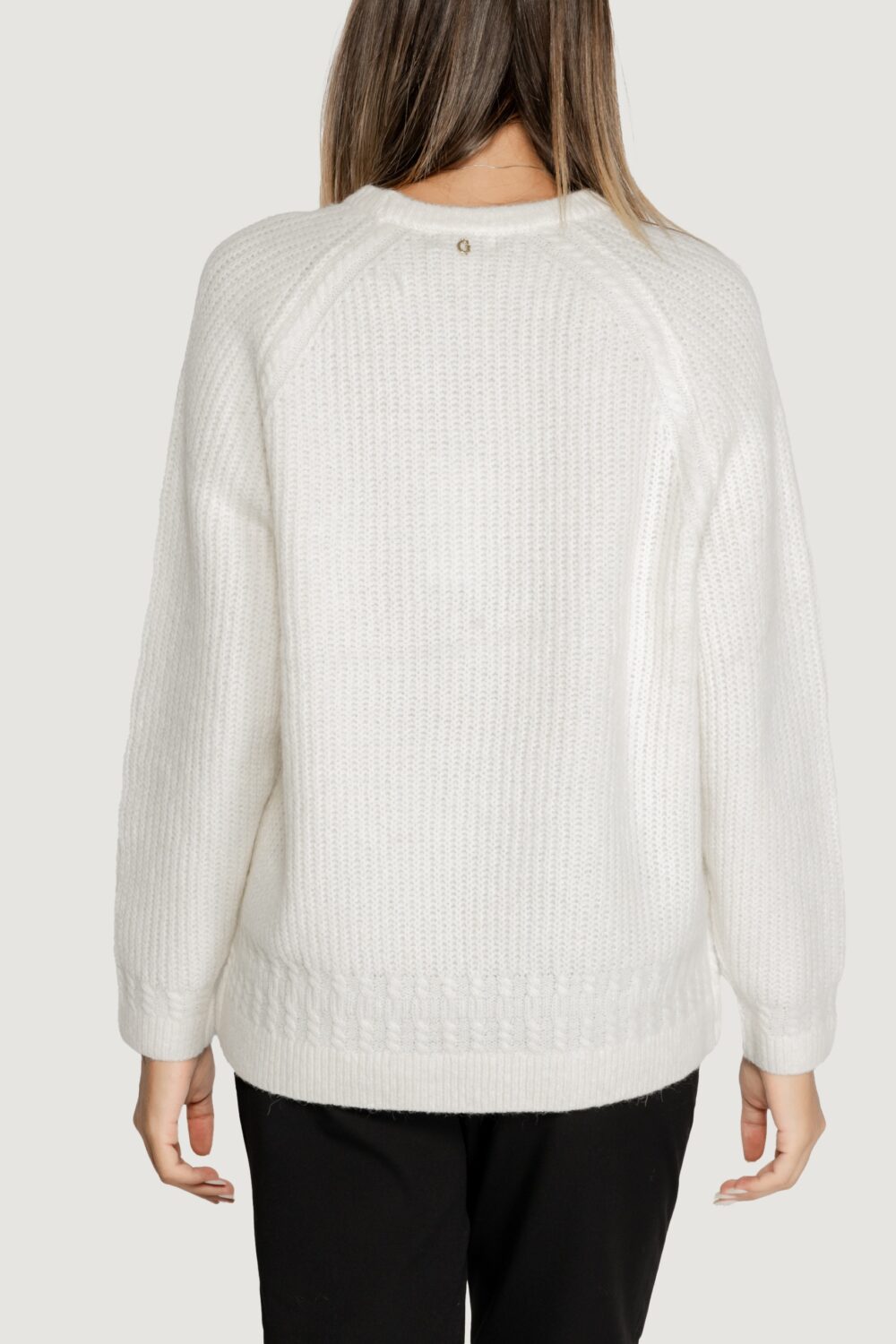 Maglione Guess LS CN CABLE MARGOT Bianco - Foto 4