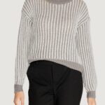 Maglione Jacqueline de Yong Jdyally Life L/S Hn Struc Knt Grigio - Foto 1