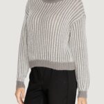 Maglione Jacqueline de Yong Jdyally Life L/S Hn Struc Knt Grigio - Foto 2