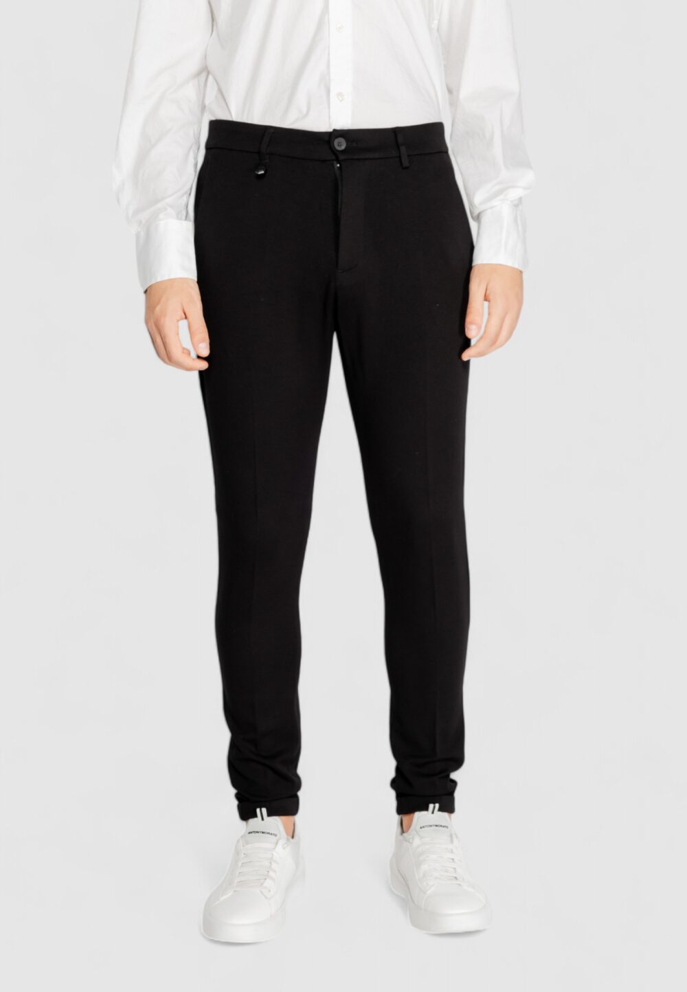 Pantaloni da completo Antony Morato ASHE STRETCH TWILL Nero - Foto 5