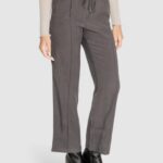 Pantaloni a palazzo Jacqueline de Yong JDYOLLI HW WIDE Grigio - Foto 4