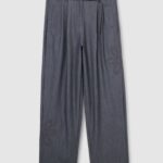 Pantaloni cropped Desigual PANT_RIN Grigio Chiaro - Foto 4