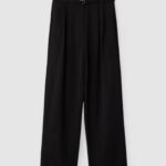 Pantaloni cropped Desigual PANT_RIN Nero - Foto 2