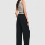 Pantaloni cropped Desigual PANT_RIN Nero - Foto 4