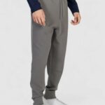 Pantaloni sportivi Boss Hadiko 10256713 01 Grigio - Foto 3