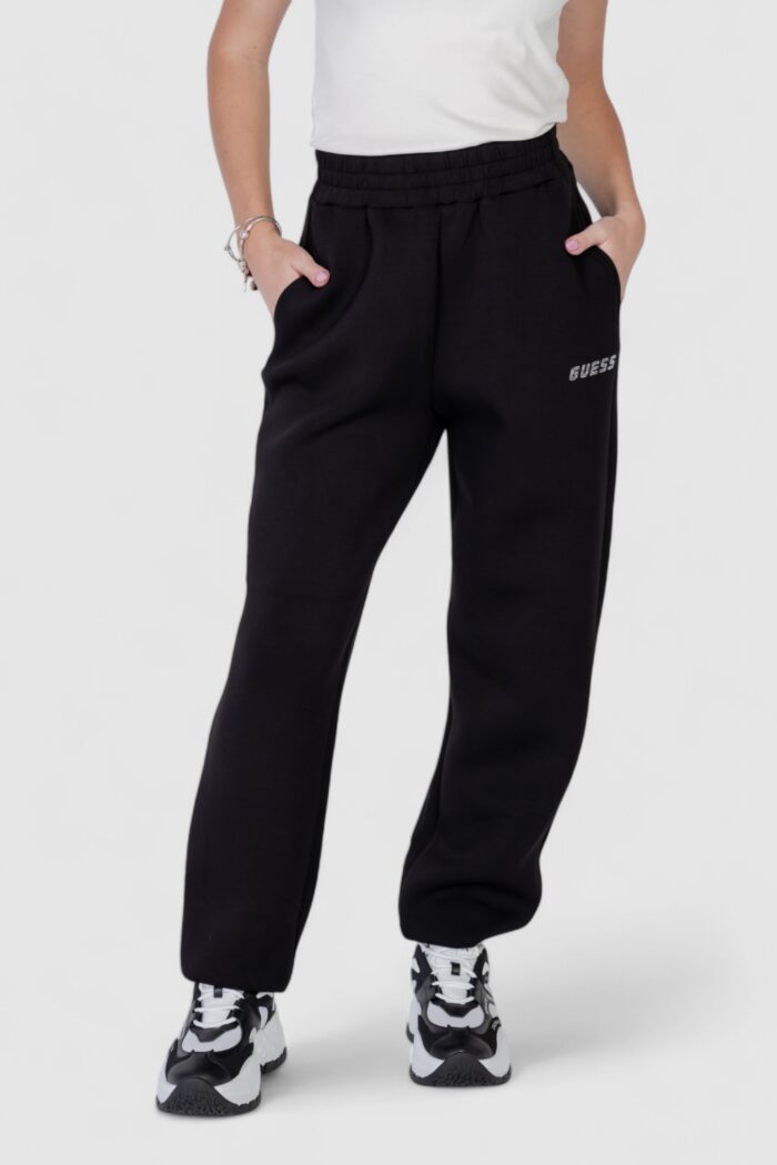 Pantaloni sportivi Guess Active CECILIA SCUBA JOGGER Nero