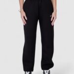 Pantaloni sportivi Guess Active CECILIA SCUBA JOGGER Nero - Foto 5