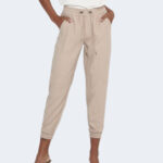 Pantaloni regular Only KELDA-EMERY MW PULL-UP PANTS PNT NOOS Beige - Foto 1