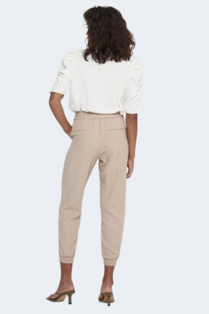 Pantaloni regular Only KELDA-EMERY MW PULL-UP PANTS PNT NOOS Beige