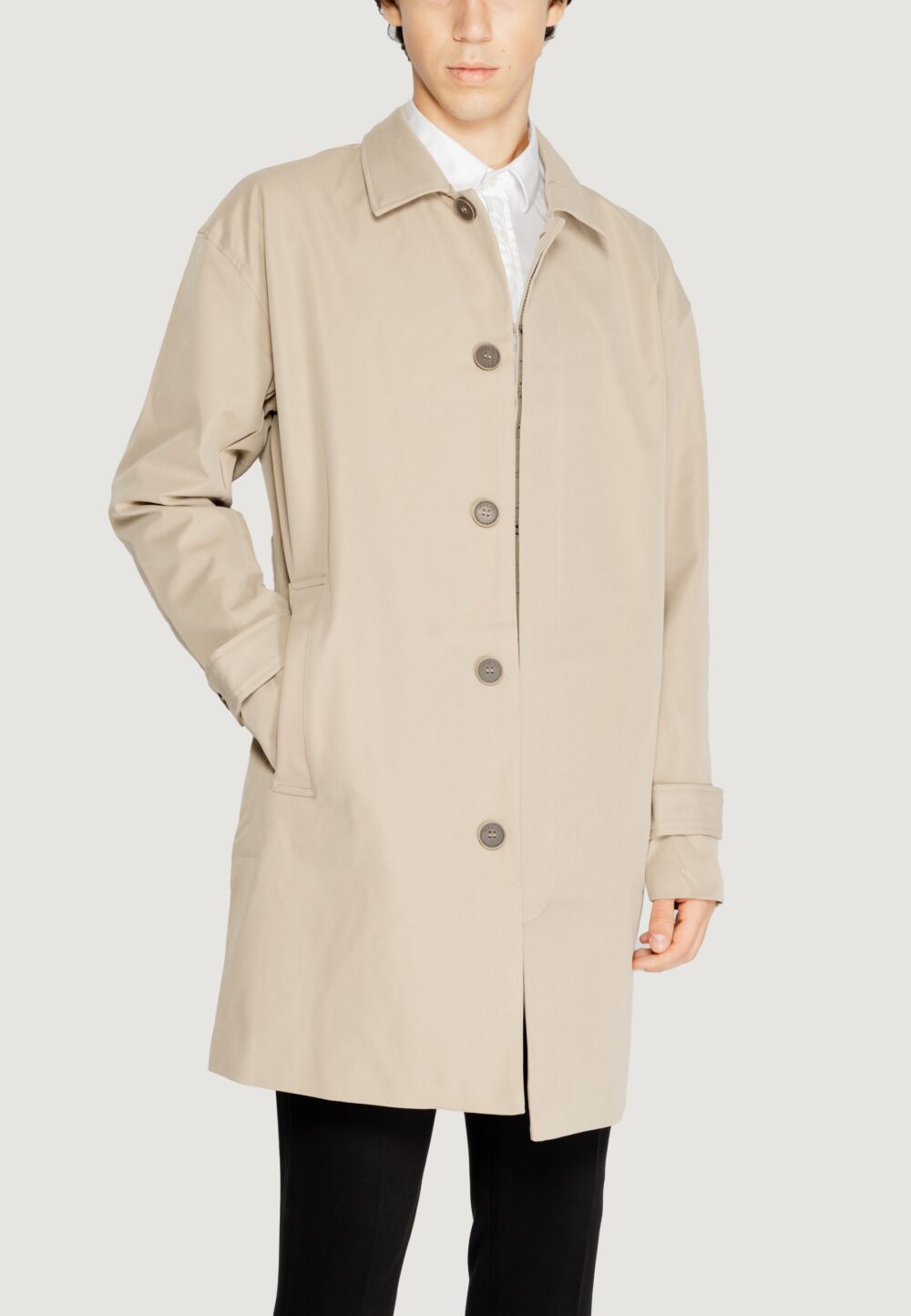 Parka Only & Sons ONSMAC COAT OTW Beige - Foto 4