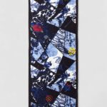 Pashmina Desigual FOU_DENIM FLOWERS RECTANGL Blu - Foto 3