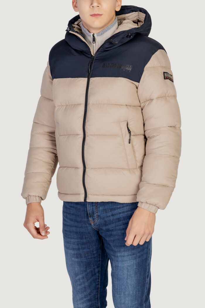 Piumino Napapijri A-HORNELEN Beige