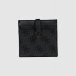 Portacarte Guess LAUREL SLG TAB CARD CASE Antracite - Foto 4