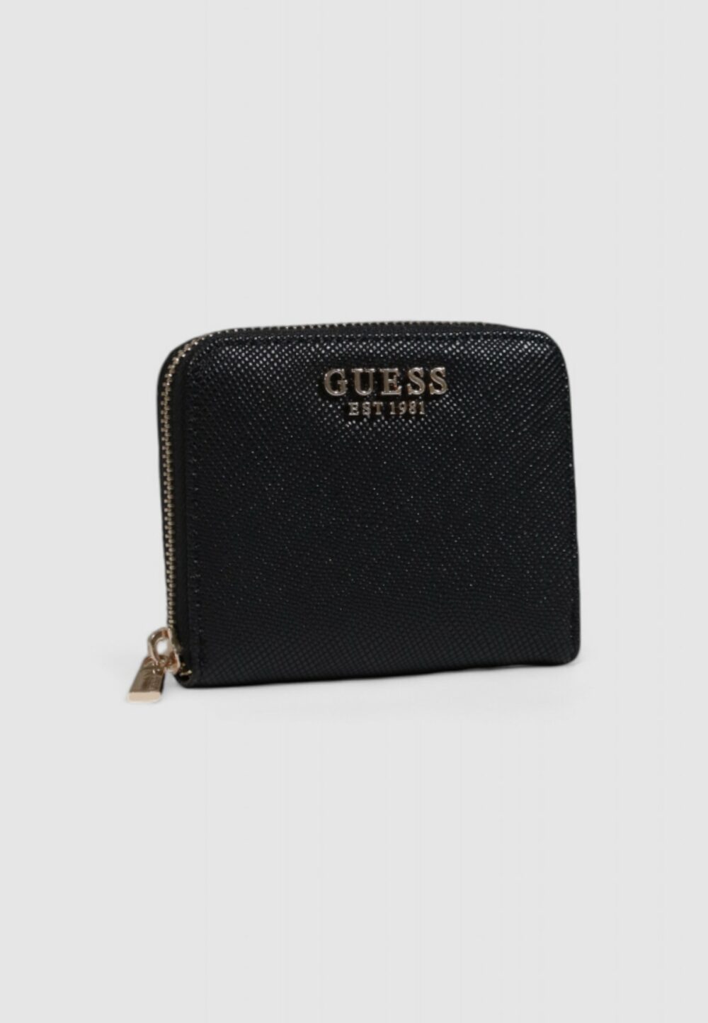 Portafoglio piccolo Guess LAUREL SLG SMALL ZIP AROUND Nero - Foto 4